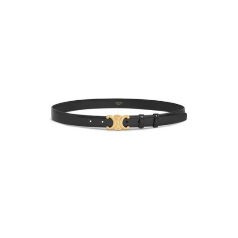 Celine Elegant Black Leather Belt