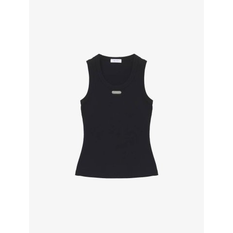 Alexander McQueen Placket Tank Top Black