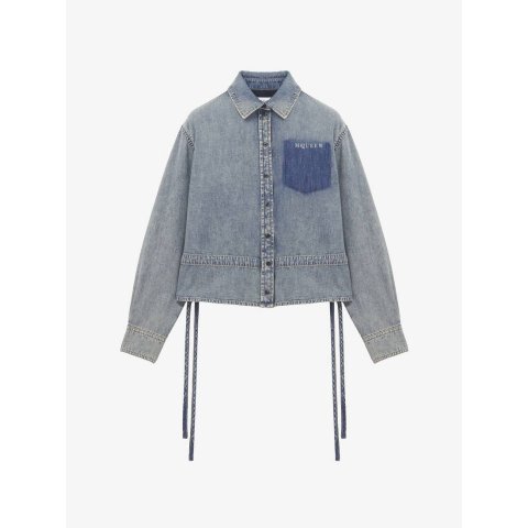 Alexander McQueen Chambray Shirt Jacket