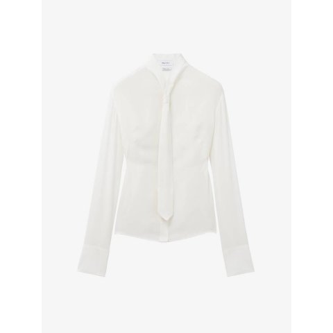 Alexander McQueen Tie Silk Shirt