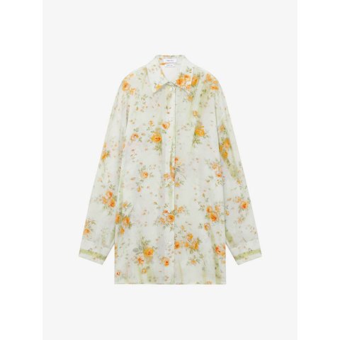 Alexander McQueen Floral Print Shirt