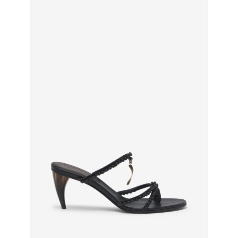 McQueen Rosa Women's Sandal Black