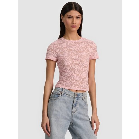 Alice + Olivia TESS TEE English Rose