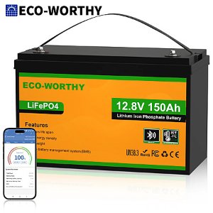 ECO-WORTHY 12V 150AH Bluetooth Battery
