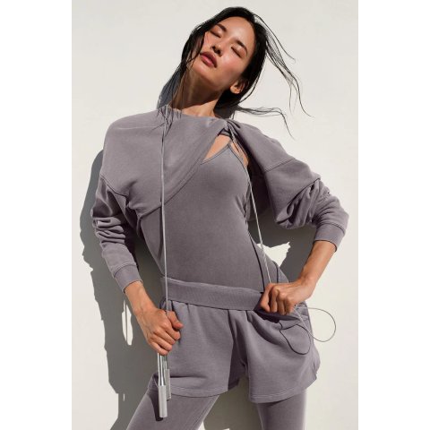 alo yoga Low Key Sweat Shorts