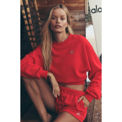 alo yoga Accolade Cropped Crewneck Sweatshirt