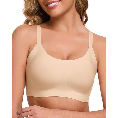 Seamless Bralette Spaghetti Strap Comfortable Breathable
