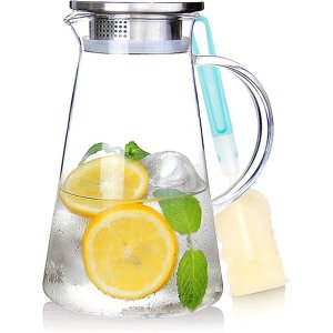 SUSTEAS Glass Pitcher 2.0 Liter
