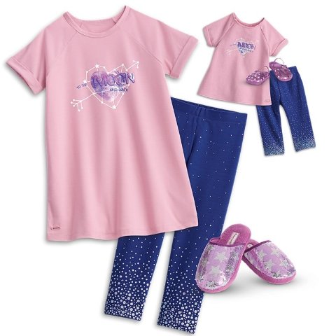 American Girl Luciana Vega's PJs for Girls & 18-inch Dolls