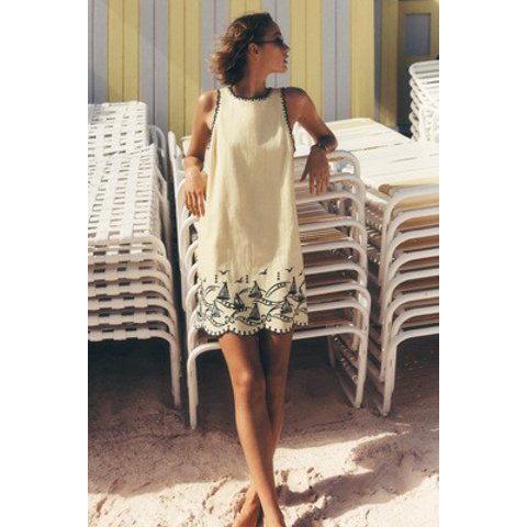 Maeve Sail Away Sleeveless Mini Dress