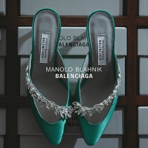 Balenciaga x MB Crystal Heels Collection Launch