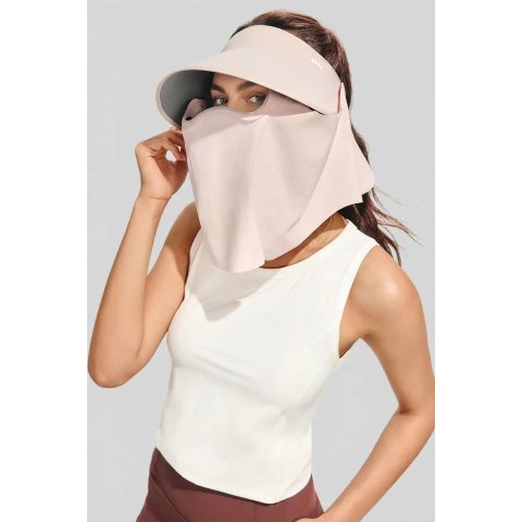 BENEUNDER AS721 Women's Sun Visor Detachable Magnetic Face Mask UPF 50+