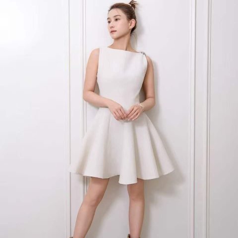 Maje Maje Flared Tweed Dress