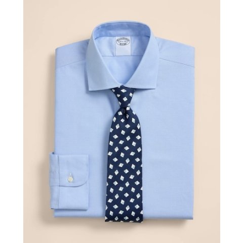 Brooks Brothers Stretch Supima Royal Oxford Spread Collar Shirt