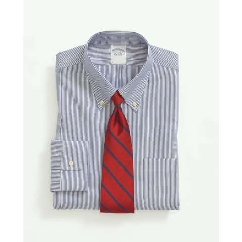 Brooks Brothers Supima Cotton Non-Iron Pinpoint Stripe Shirt