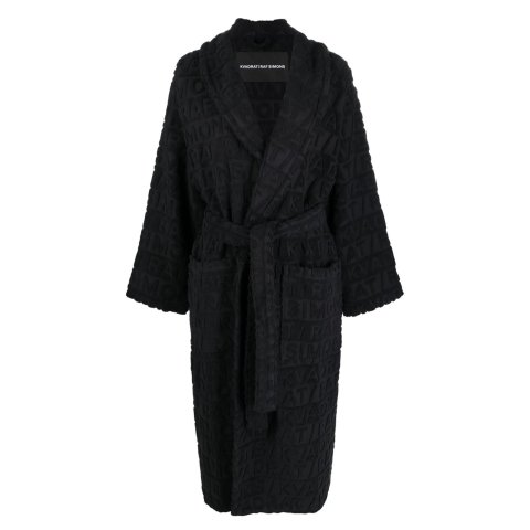 Raf Embossed Logo Bathrobe