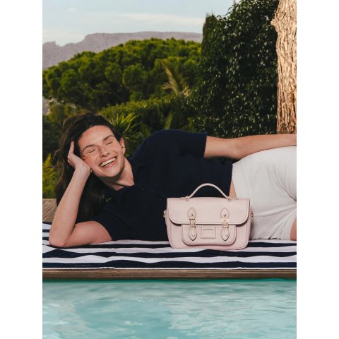 Soft Satchel Pink Soft Leather Bag