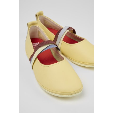 Camper Twins Yellow Ballerinas for Women