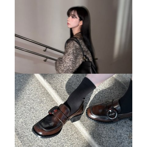Prada Logo-Engraved Buckled Loafers