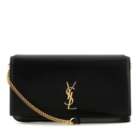 Saint Laurent Cassandre Black Phone Holder