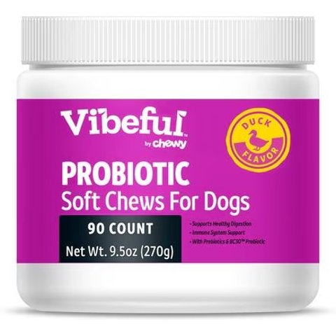 Probiotic Bites Duck Soft Chews 90 Count