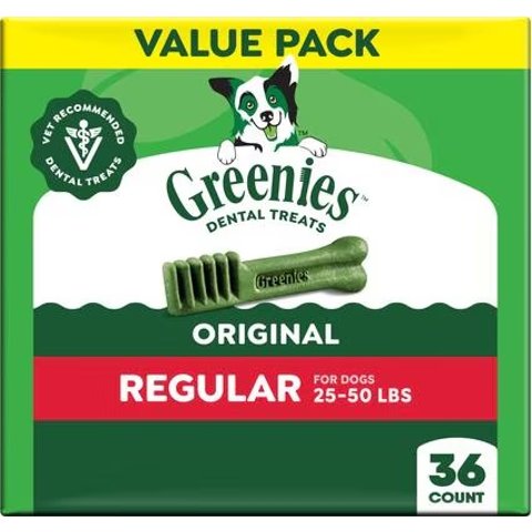 Greenies Dental Dog Treats Chicken Flavor 36 Count