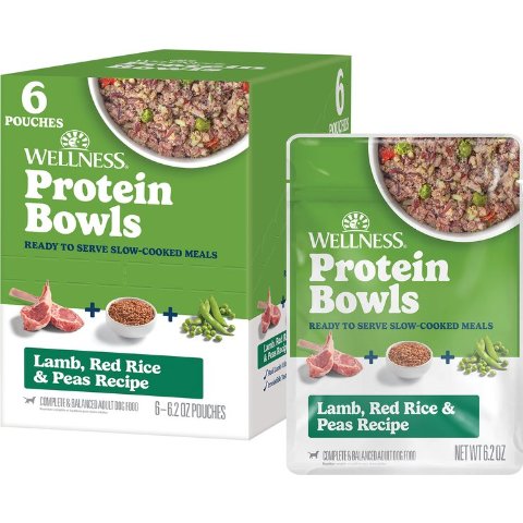 Wellness Wellness Lamb & Red Rice Dog Food 6.2oz, 6-Pack