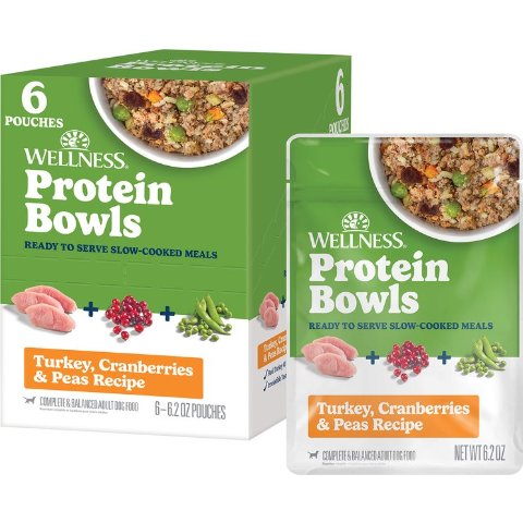 Wellness Wellness Protein Bowls Turkey Dog Food 6.2-oz 6-Pack