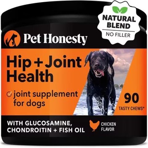 PETHONESTY Advanced Hip + Joint Support Soft Chews with MSM Dog Supplement, 90 count - Chewy.com