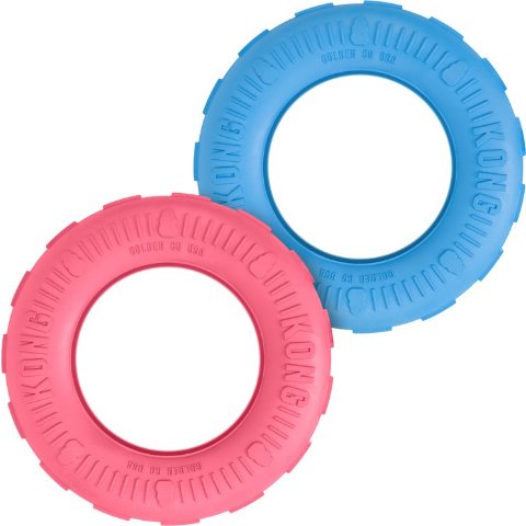 KONG Puppy Tires Dog Toy, Color Varies, Small - Chewy.com