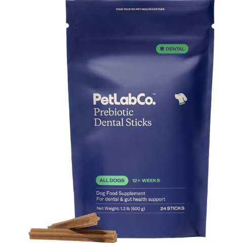 PetLabCo. Prebiotic Dental Sticks for Dogs 24 Count