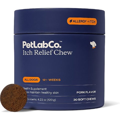 PetLabCo. Itch Relief Pork Flavor Dog Supplement 30 Count