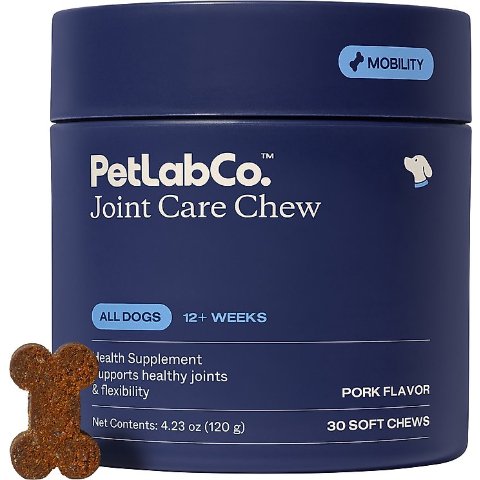 PetLabCo. Joint Care Pork Flavor Dog Supplement 30 Count