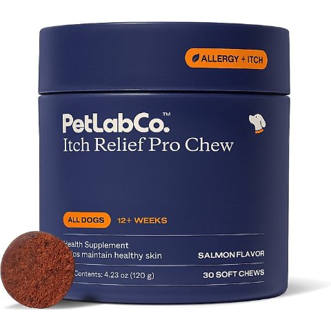 PetLabCo. Itch Relief Pro Pork Flavor Dog Supplement 30 Count