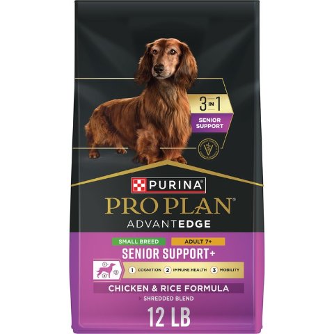Purina Pro Plan Small Breed Chicken & Rice Senior Dog Food 12lb