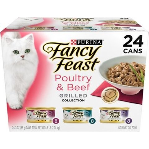 fancy feast Grilled Poultry & Beef Feast Variety Pack Canned Cat Food