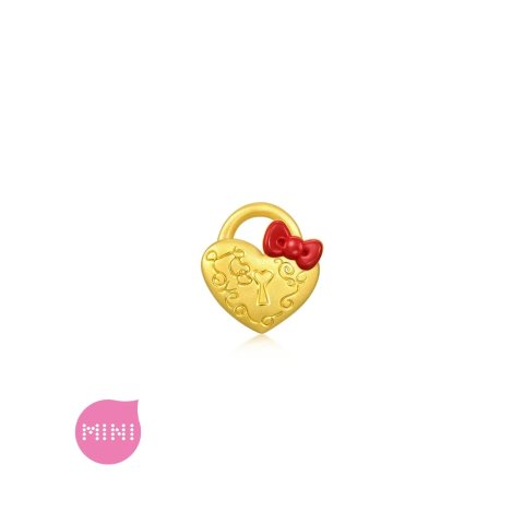 Chow Sang Sang Hello Kitty 999 Gold Love Lock Charm