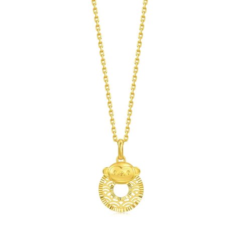 Chow Sang Sang Belief 999 Gold Monkey Pendant