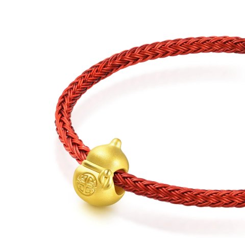 Chow Sang Sang Charme 'Hello World' 999 Gold Gourd Charm | Chow Sang Sang Jewellery eShop