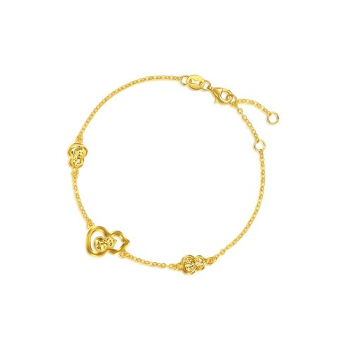 Chow Sang Sang 999 Gold Gourd Bracelet