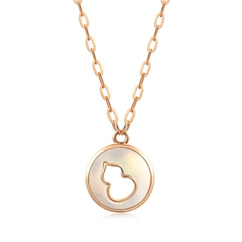 Chow Sang Sang 18K Rose Gold Necklace