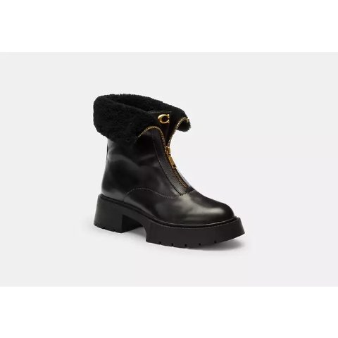 Coach Leah Platform Zip Bootie