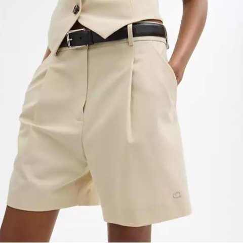Coach Tailored Shorts in Recycled Polyester