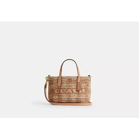 Coach Coach City Mini Tote Bag Gingham Print