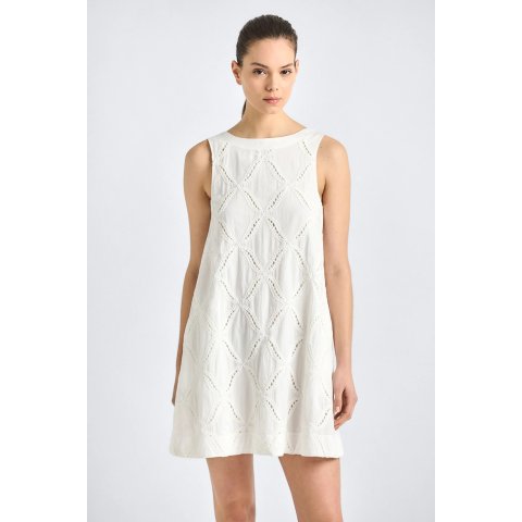 Derek Lam Alina Shift Dress White