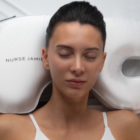 Nurse Jamie Beauty Bear Memory Foam Pillow - White
