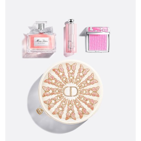 Dior Fragrance Makeup Pouch with Eau de Parfum Lip Balm