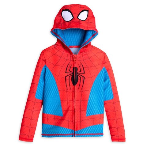 Disney Spider-Man Hooded Rash Guard Kids