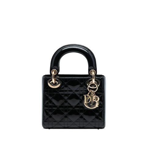 Dior Mini Patent Cannage LadySatchel 2019