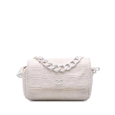 Chanel Sport Line Terry Cloth Flap Shoulder Bag
